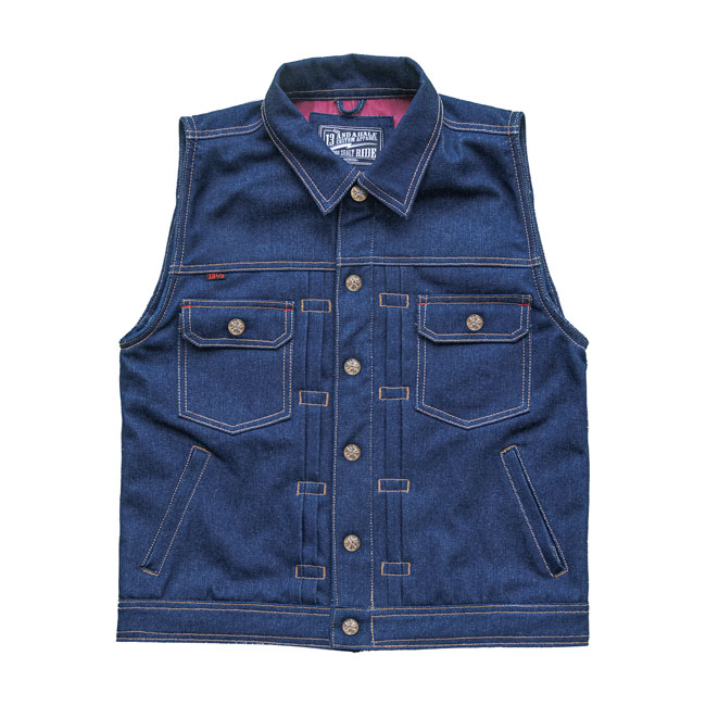 13/2 Gilet Denim – Taglia XL