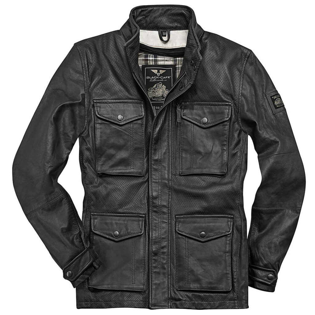Black-Cafe London Manhattan Giacca in pelle – Taglia 52