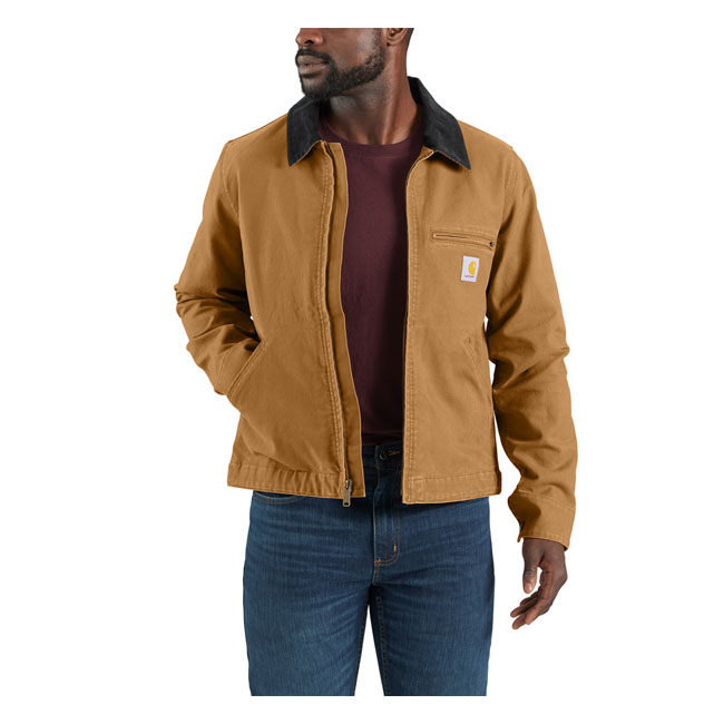 Carhartt Detroit canvas jacket Carhartt brown – Taglia L
