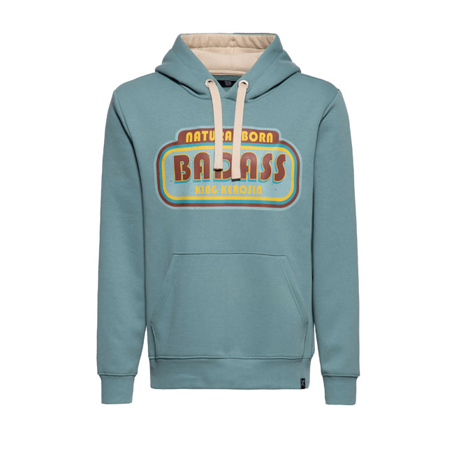 King Kerosin Bad Ass hoodie lake green – Taglia XL