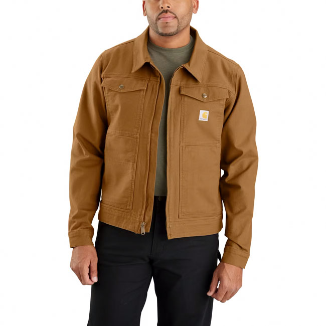 Carhartt Duck Relaxed Fit jacket carhartt brown – Taglia M